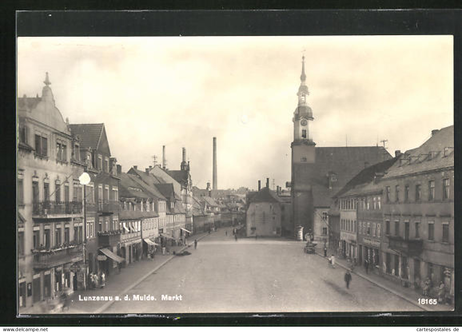 AK Lunzenau / Mulde, Markt  - Lunzenau