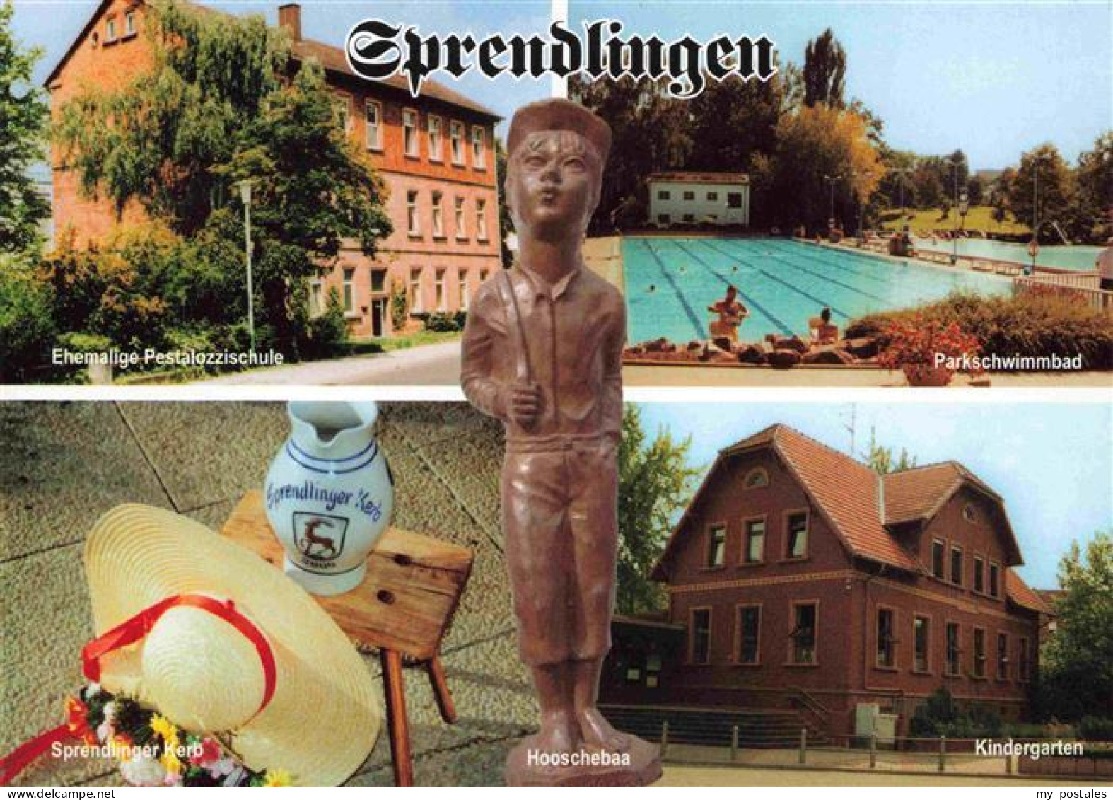 73971047 Sprendlingen__Dreieich_Hessen Ehem Pestalozzischule Parkschwimmbad Hoos - Dreieich