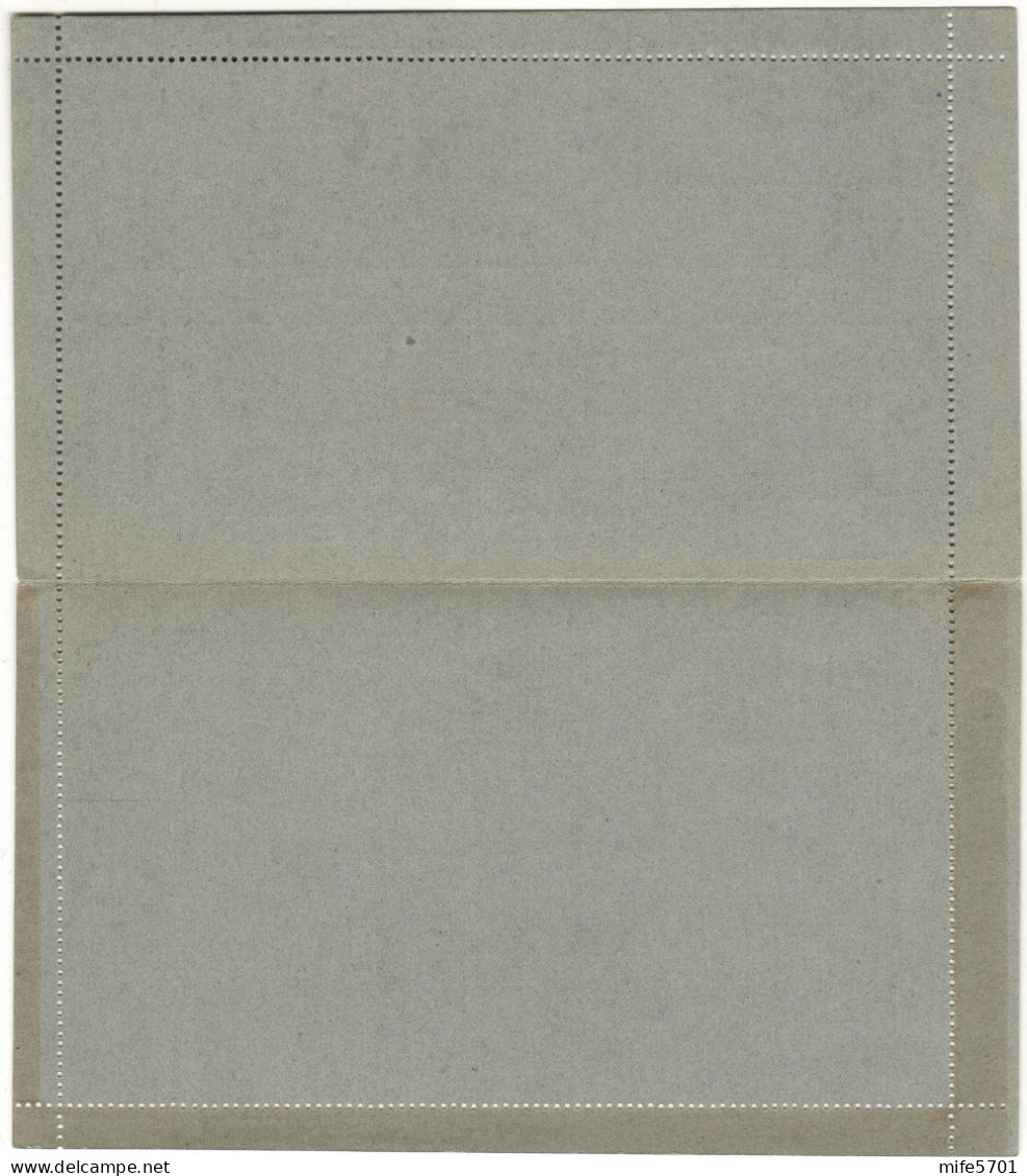 REGNO D'ITALIA B3 - 1892 BIGLIETTO POSTALE TIPO 'STEMMA' DA C. 5 VERDE (FONDO RIGATO) NUOVO FILAGRANO B3 - Stamped Stationery