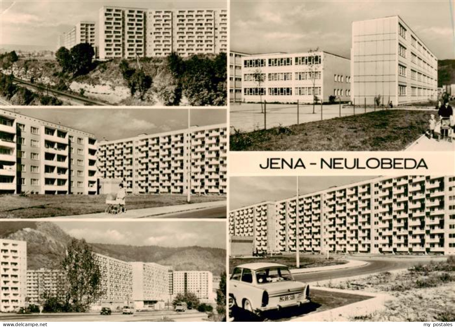73970882 Neulobeda_Jena Wohnsiedlung Hochhaeuser - Jena