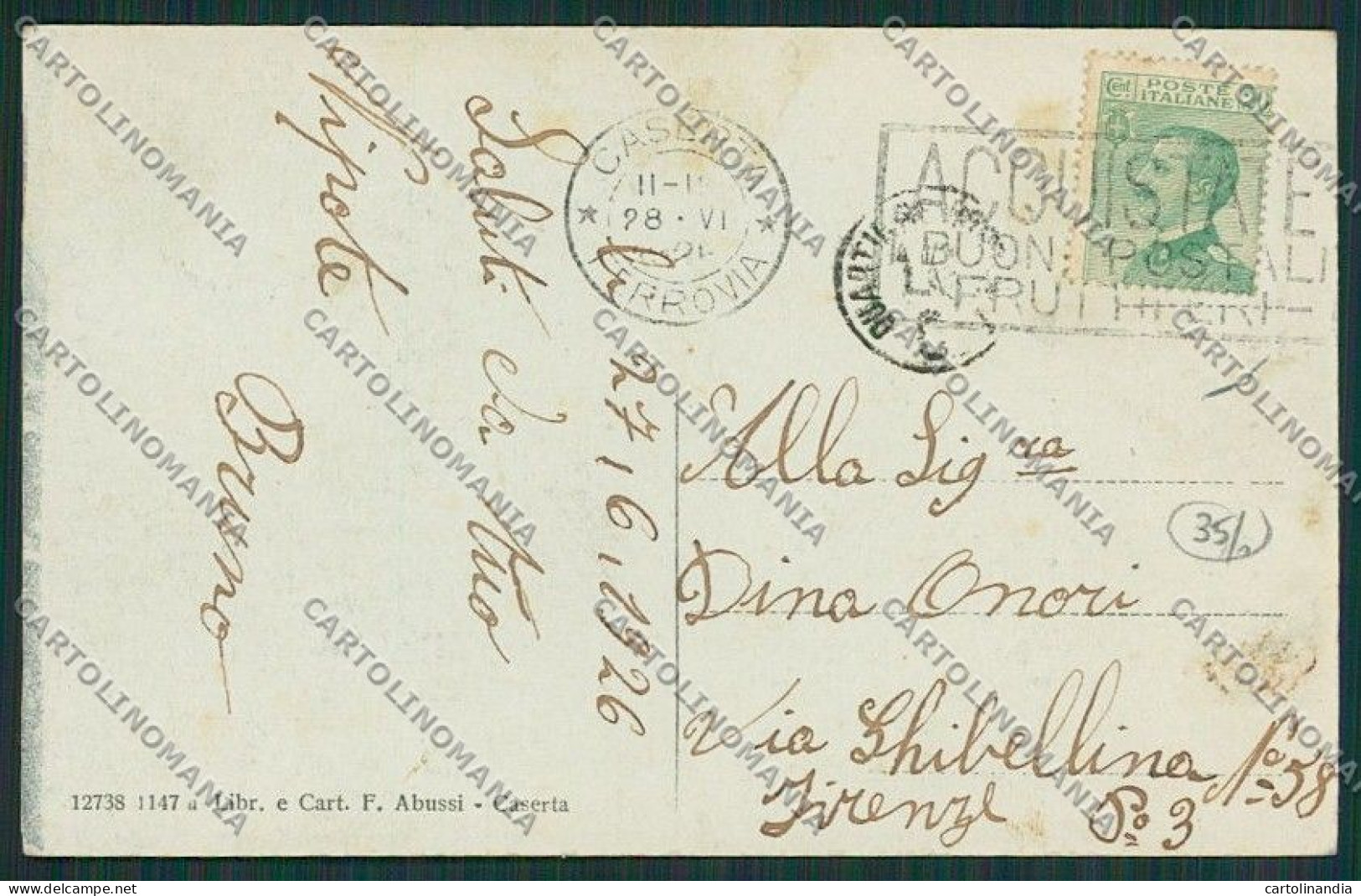 Caserta Città Poste Cartolina EE5876 - Caserta