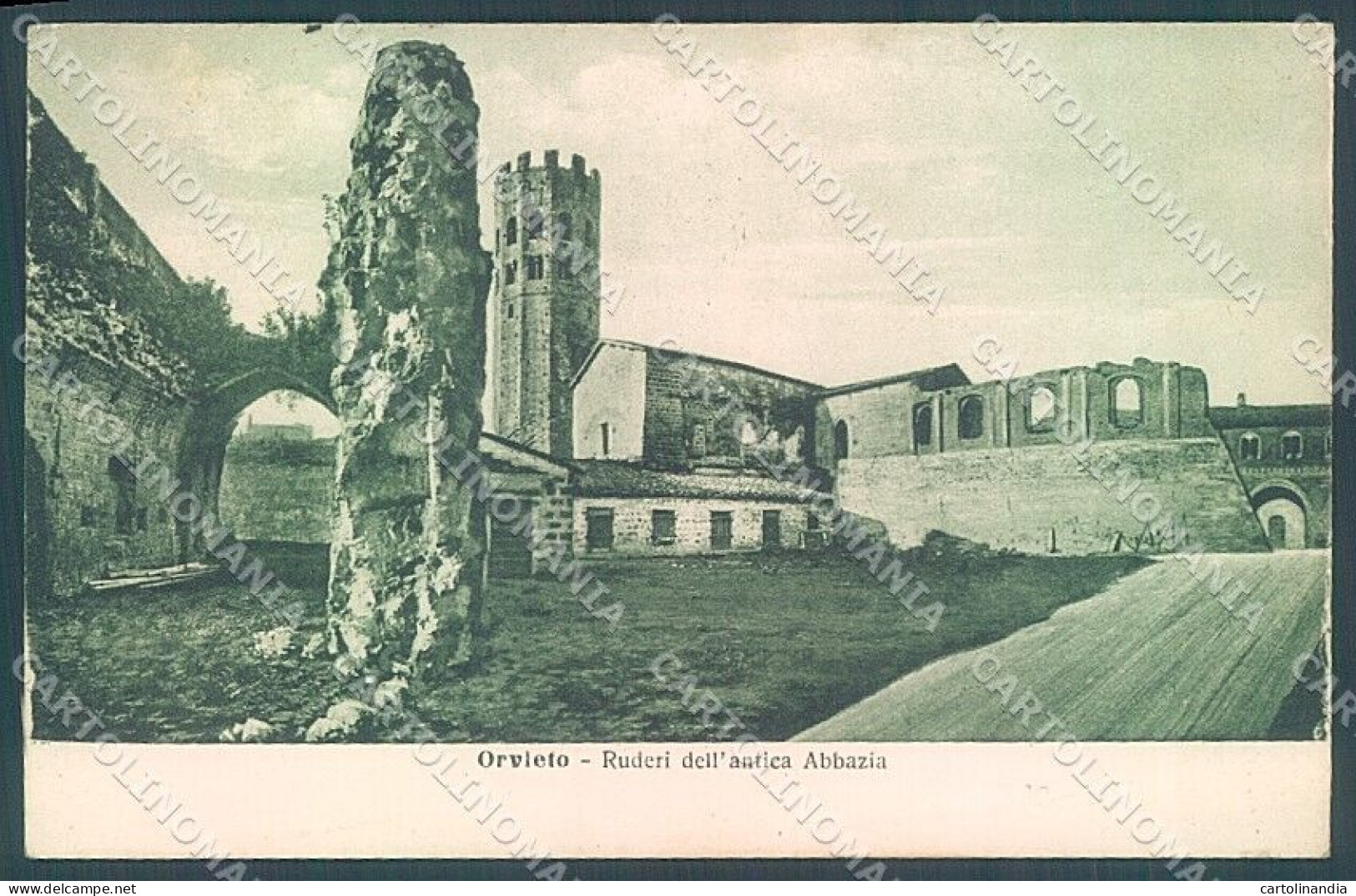 Terni Orvieto Ruderi Antica Abbazia Alterocca 45334 Cartolina JK5303 - Terni