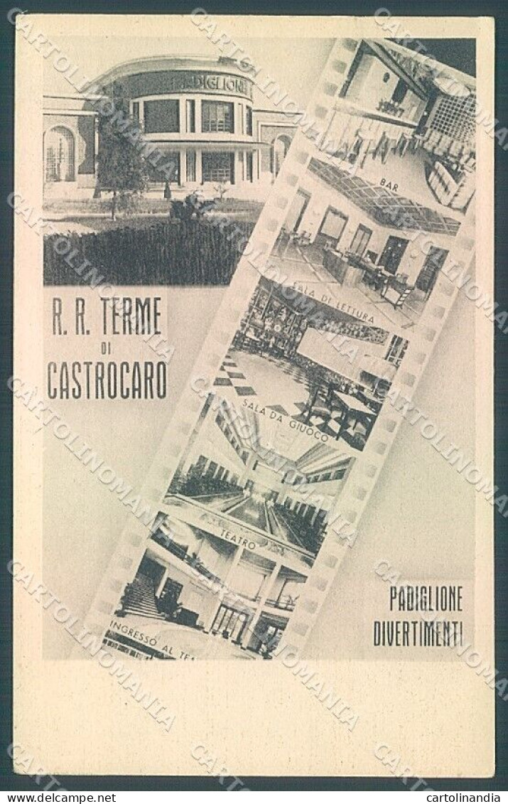 Forlì Castrocaro Terme Padiglione Divertimenti Cartolina JK5466 - Forli
