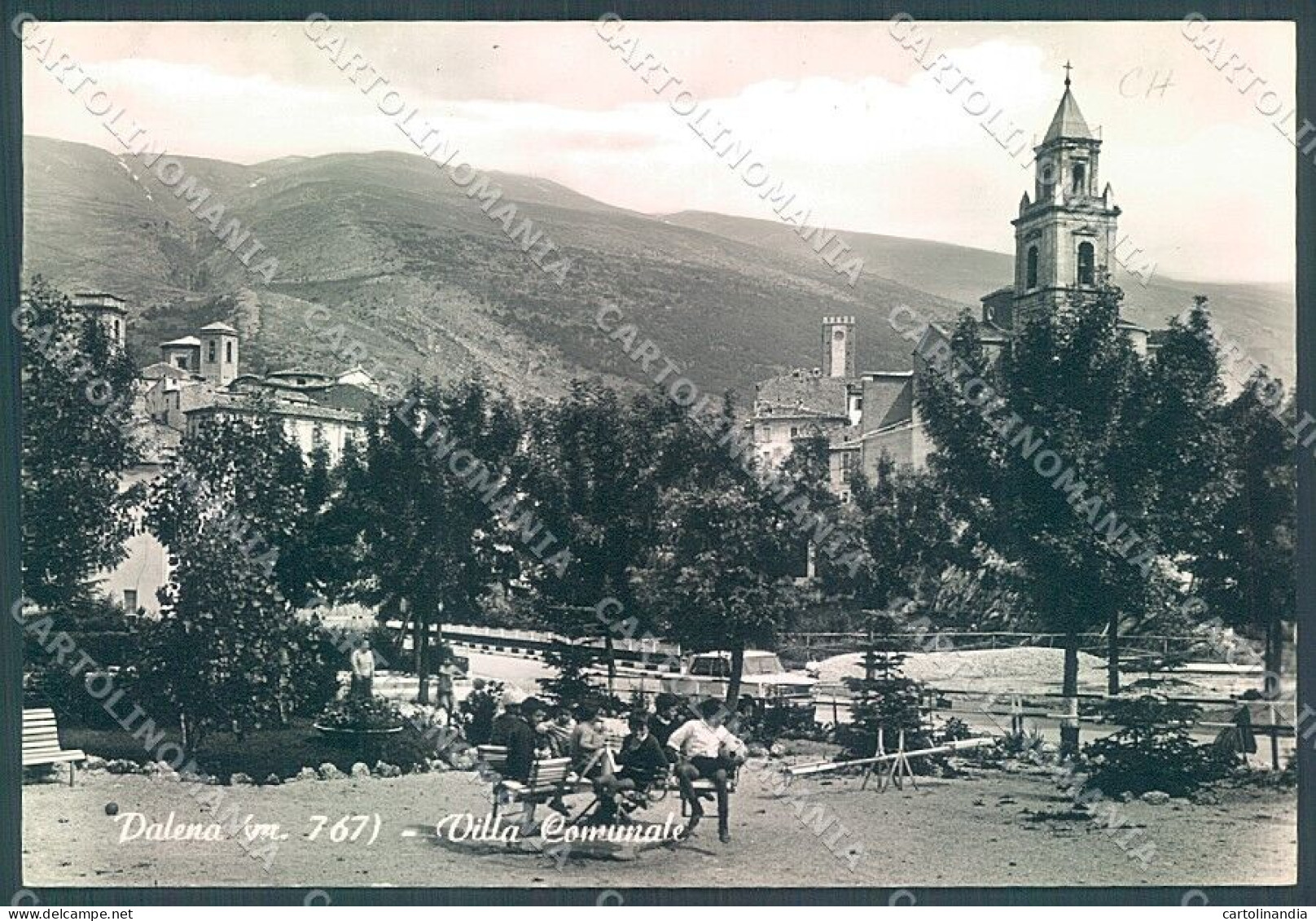 Chieti Palena Chiesa Villa Comunale Alterocca 39801 Foto FG Cartolina JK6174 - Chieti