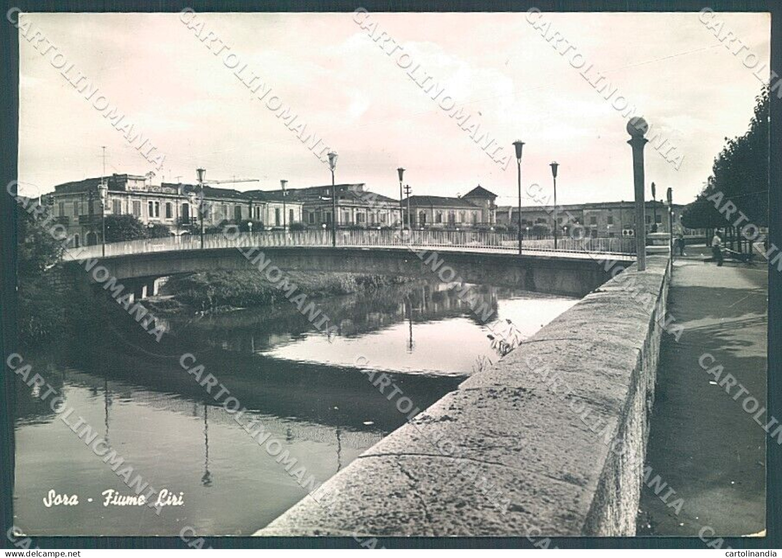 Frosinone Sora Ponte Fiume Liri Foto FG Cartolina JK5452 - Frosinone