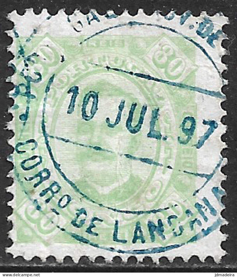 Portuguese Congo – 1894 King Carlos 80 Réis Used Stamp LANDANA Cancel - Congo Portoghese