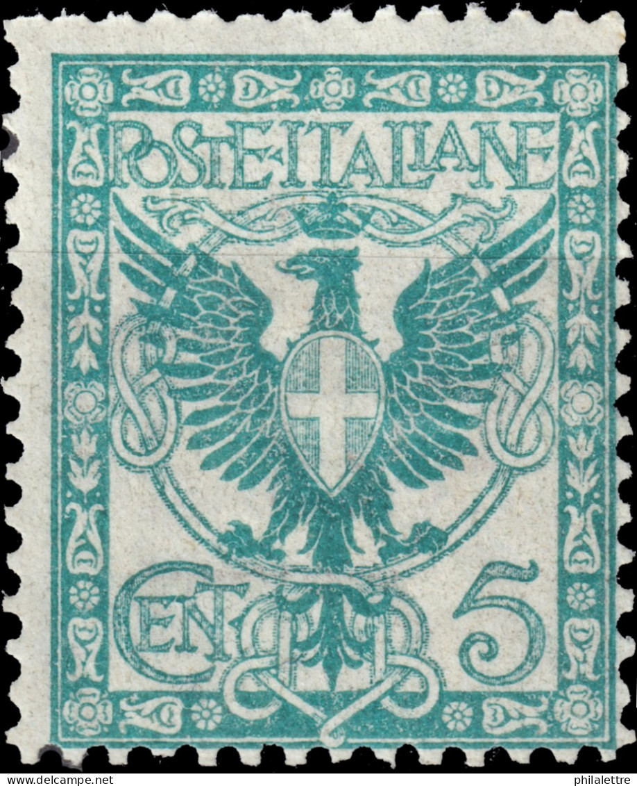 ITALIE / ITALY - 1901 Yv.66/Mi.76 5c Green - Neuf Sans Charnière / Mint Never Hinged - Ungebraucht