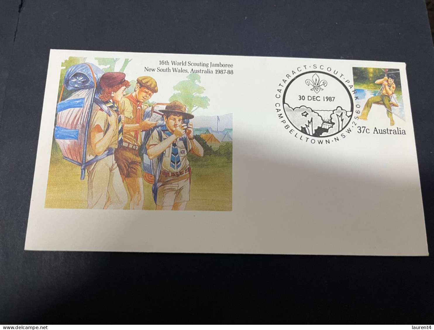 15-4-2024 (2 X 9) Australia - 1987 - Scouts Jamboree - Omslagen Van Eerste Dagen (FDC)