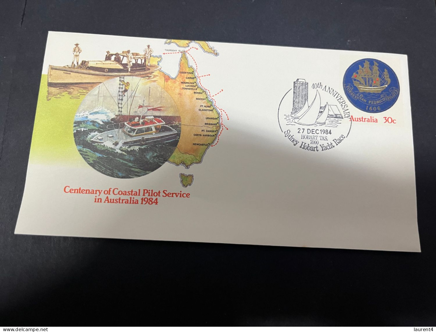 15-4-2024 (2 X 9) Australia - 1984 - Sydney To Hobart Yacht Race 40th Anniversary - Primo Giorno D'emissione (FDC)