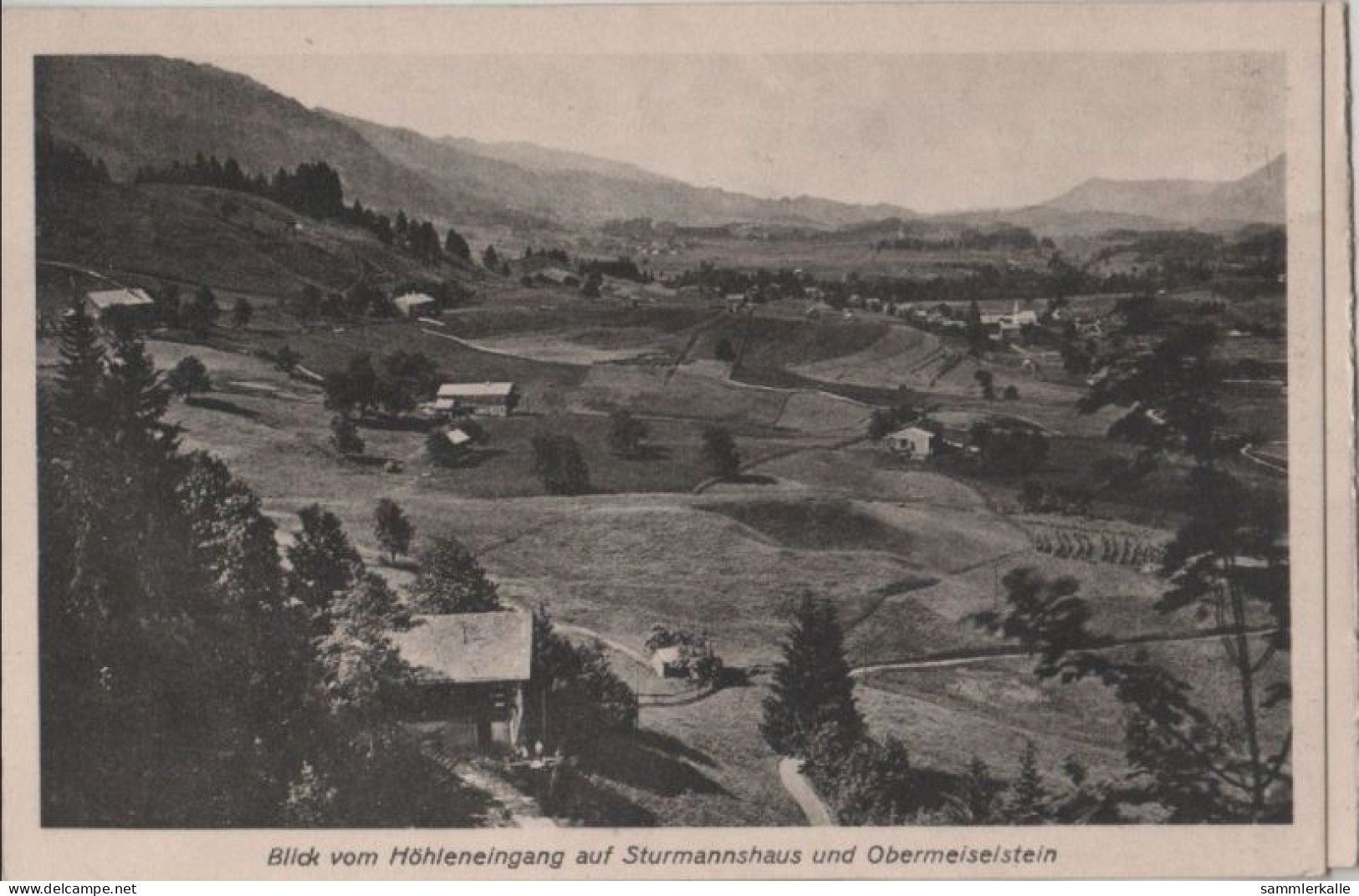 86455 - Obermaiselstein - Blick Vom Höhleneingang Auf Sturmannshaus - Ca. 1950 - Sonthofen