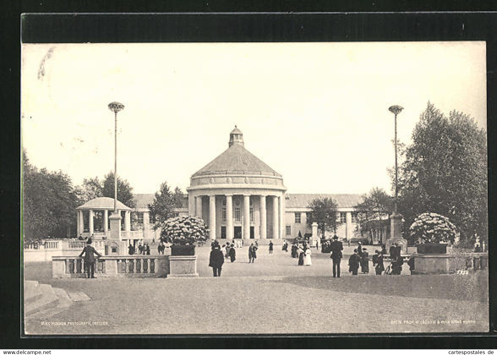 AK Dresden, Internationale Hygiene-Ausstellung 1911, Festplatz Mit Populärer Halle, Der Mensch  - Expositions