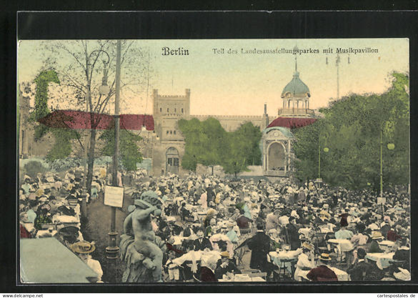 AK Berlin, Landesausstellungpark Mit Musikpavillon  - Expositions