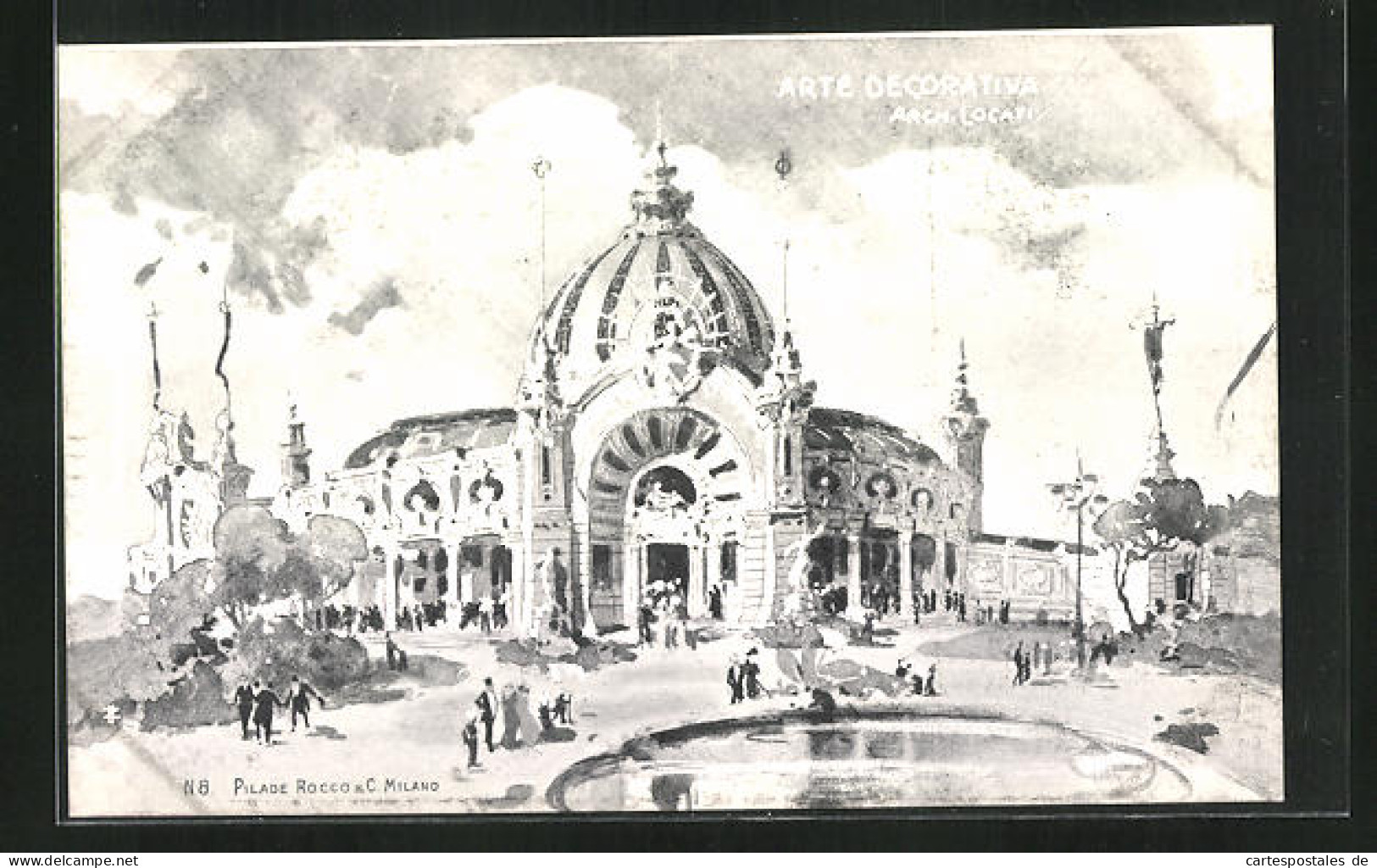 Künstler-AK Milan, Esposizione 1906, Arte Decorativa, Ausstellung  - Expositions