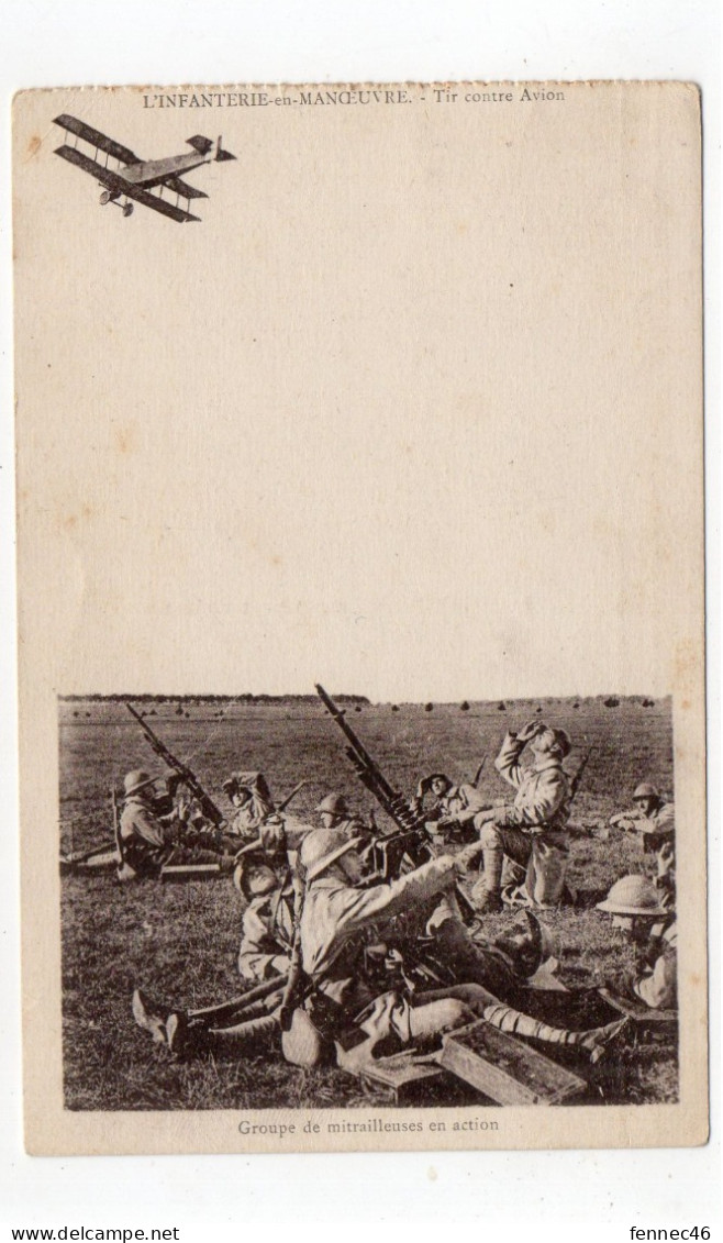 L'Infanterie En Manœuvre - Tir Contre Avion - Groupe De Mitrailleuses En Action - Animée (K37) - Manoeuvres