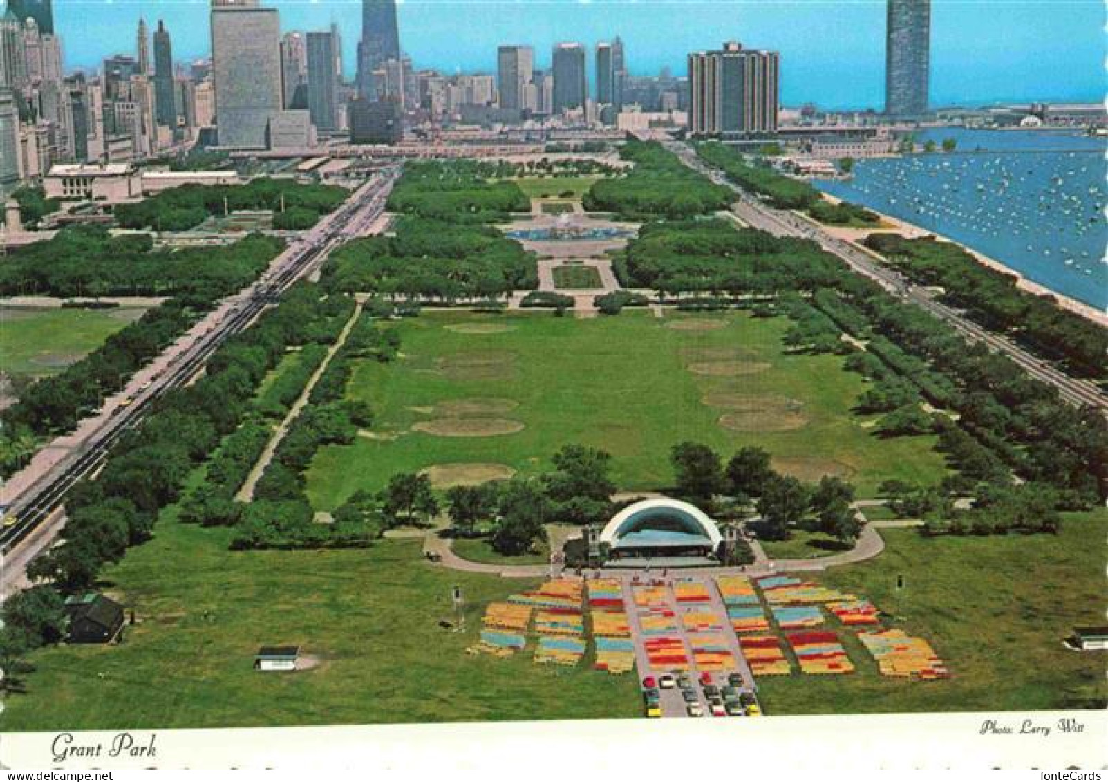 73971038 CHICAGO__Illinois_USA Grant Park Aerial View - Sonstige & Ohne Zuordnung