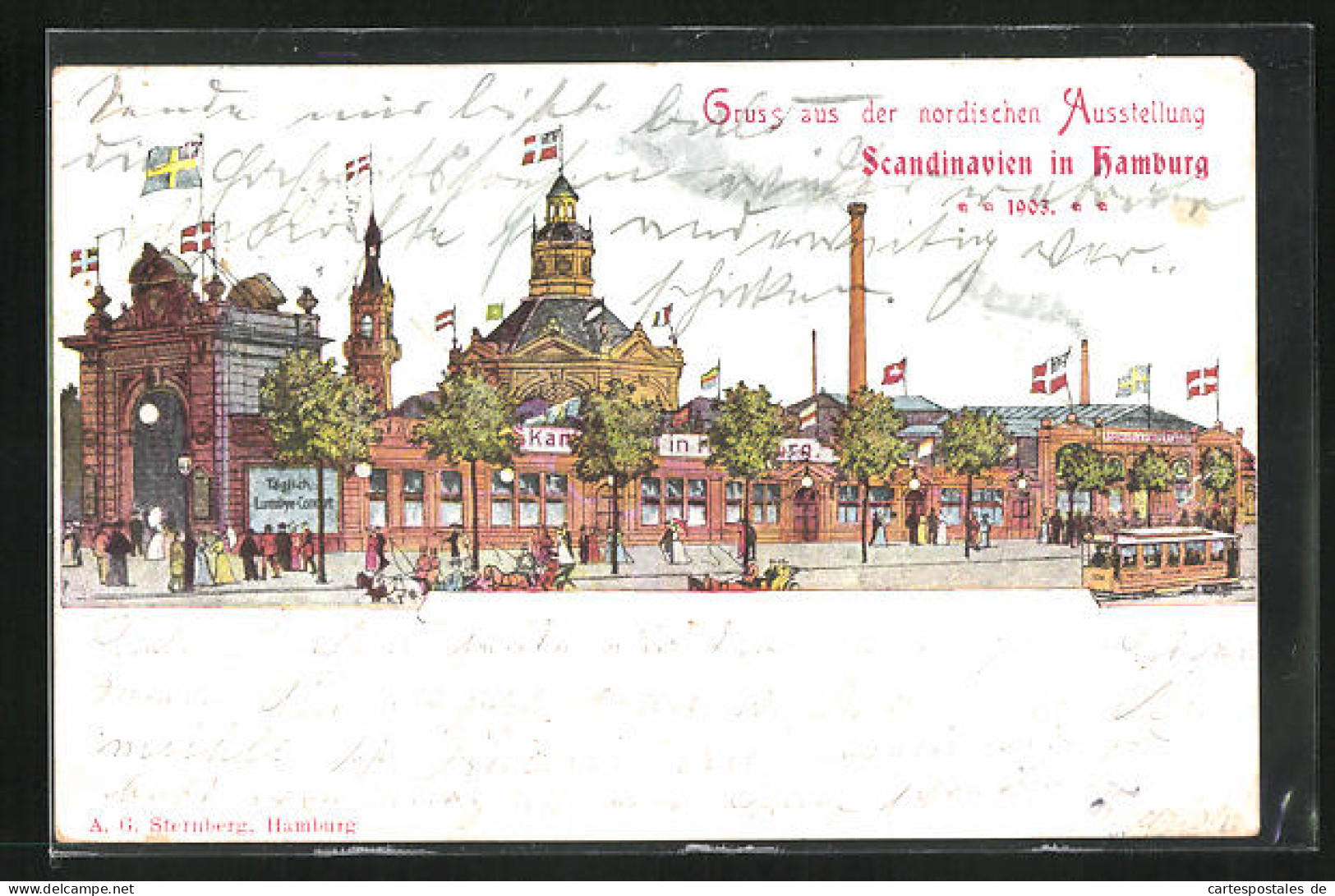 AK Hamburg, Nordische Ausstellung Skandinavien 1903  - Exhibitions
