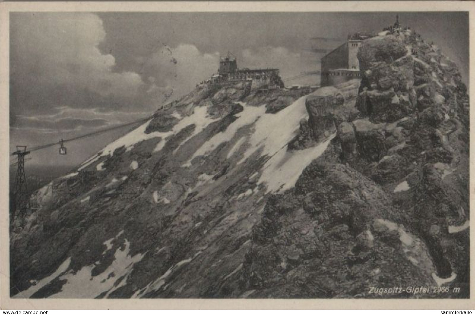 54870 - Zugspitze - Gipfel Mit Münchner Haus - Ca. 1940 - Zugspitze