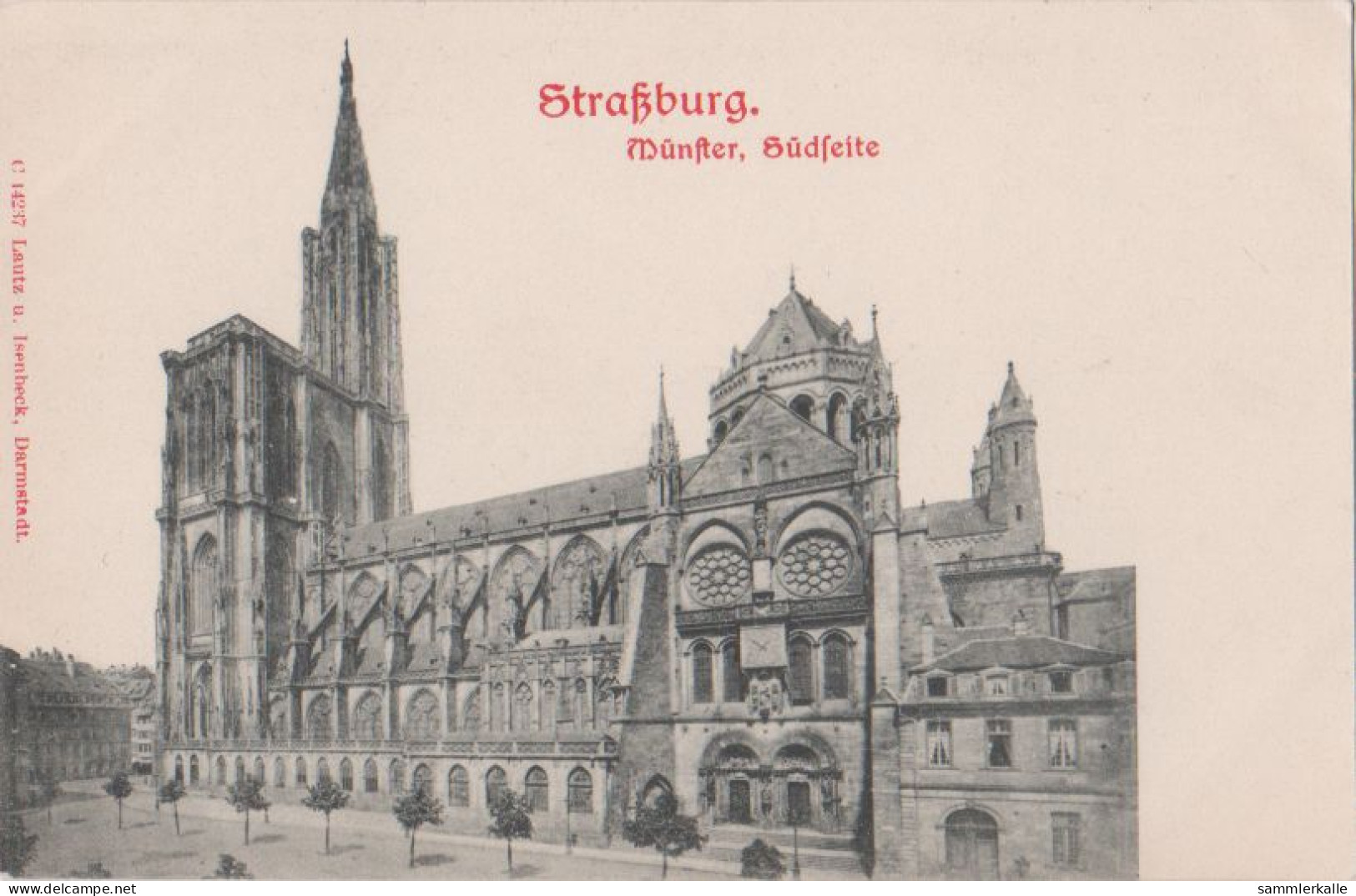 29873 - Strassburg - Münster, Südseite - Ca. 1920 - Elsass