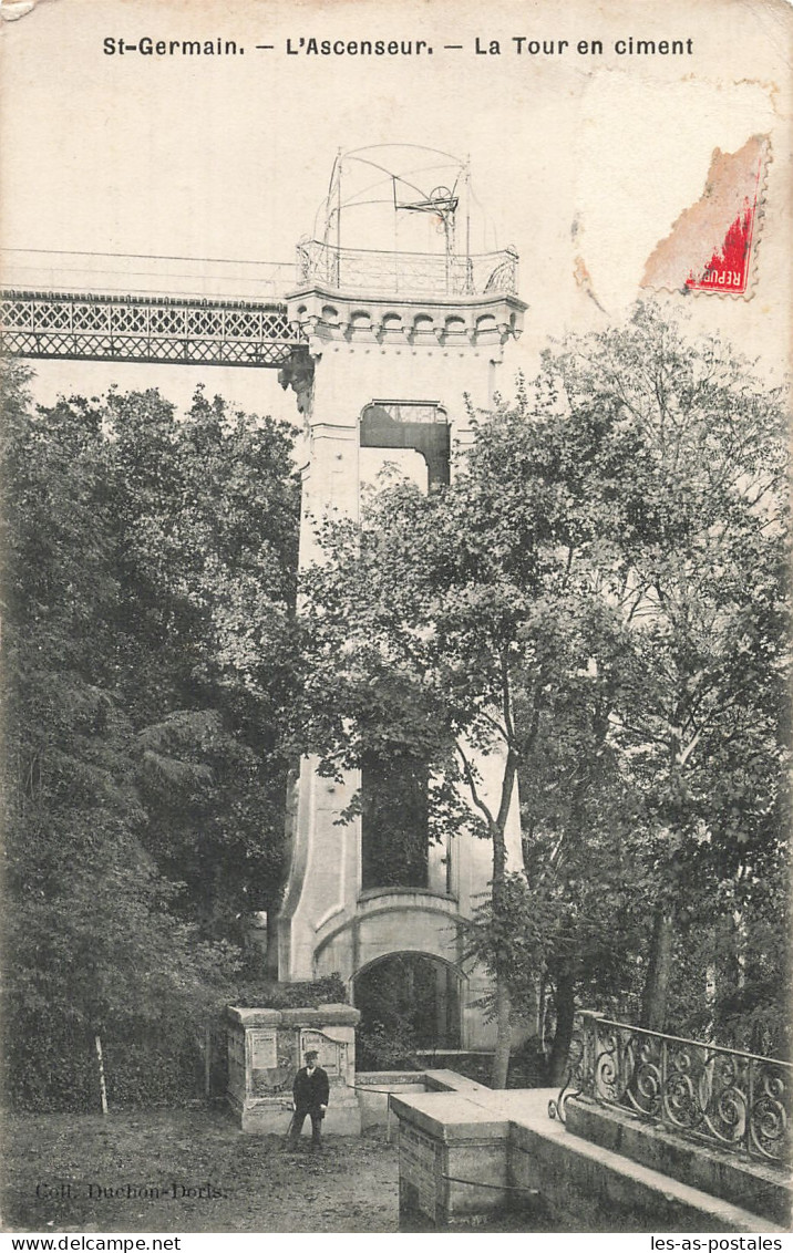78 SAINT GERMAIN EN LAYE L ASCENSEUR - St. Germain En Laye (Château)