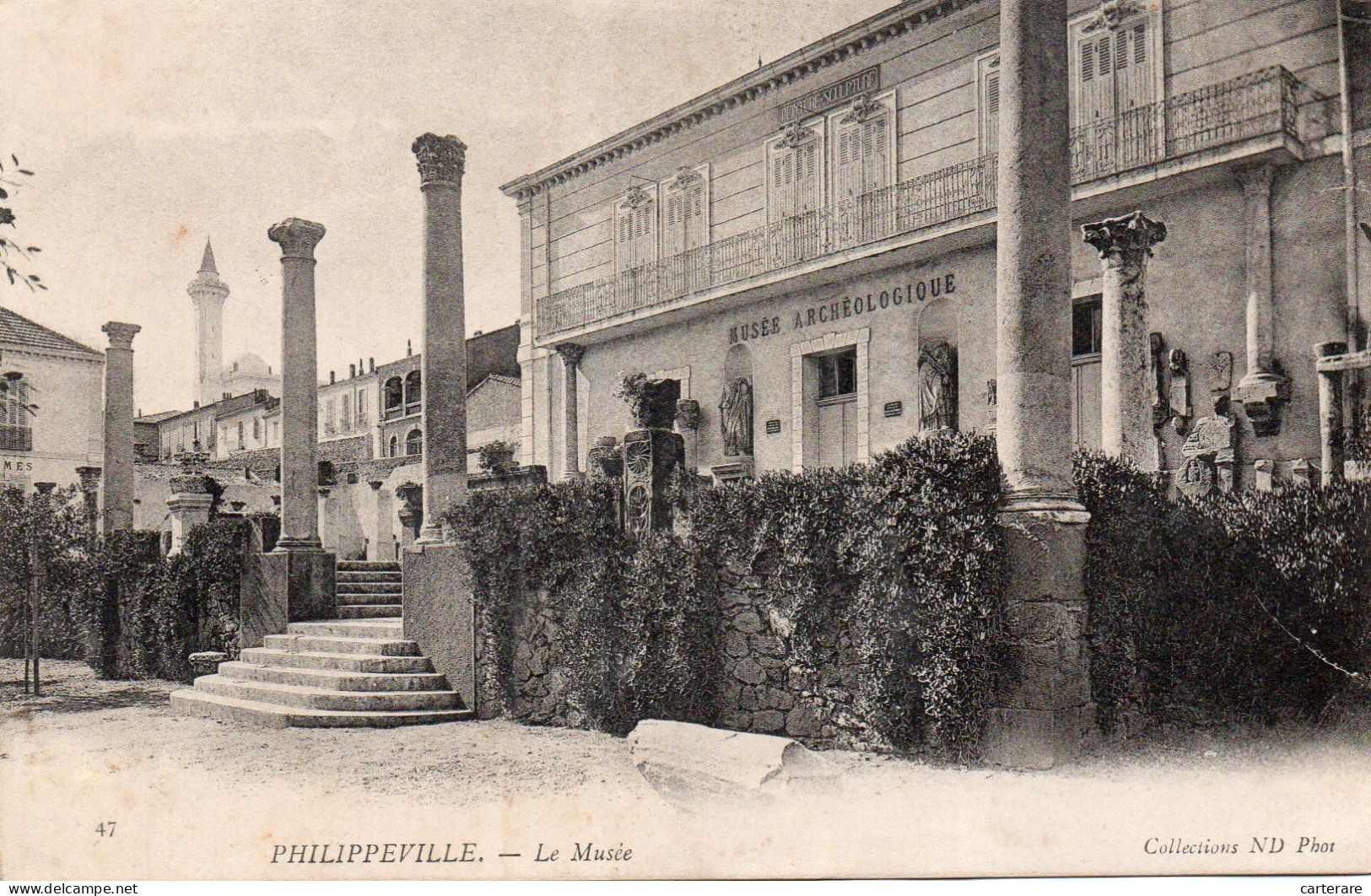 AFRIQUE DU NORD,FRANCE COLONIES,ALGERIE FRANCAISE,PHILIPPEVILLE,MAGHREB,SKIKDA,1900,RARE - Skikda (Philippeville)