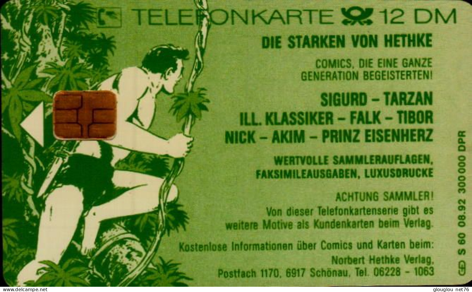 TELECARTE ALLEMANDE...TIBOR... - Andere - Europa