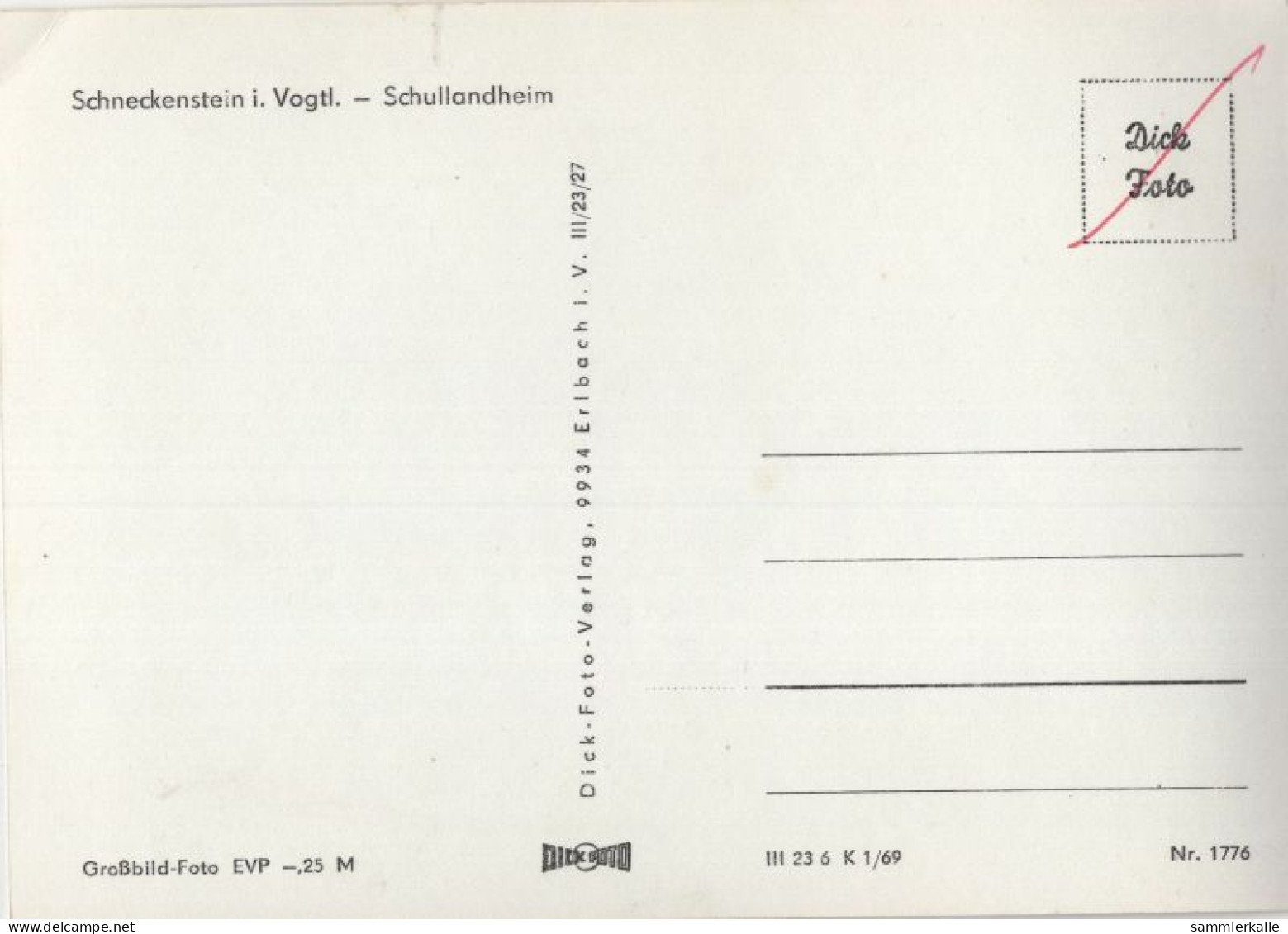 126059 - Tannenbergsthal, Schneckenstein - Schullandheim - Plauen