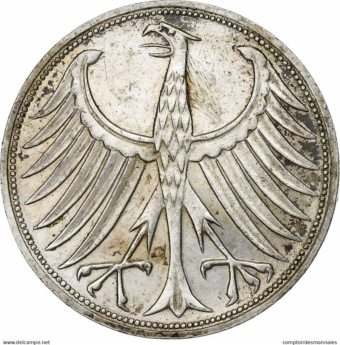 République Fédérale Allemande, 5 Mark, 1967, Munich, Argent, SUP, KM:112.1 - 5 Marcos