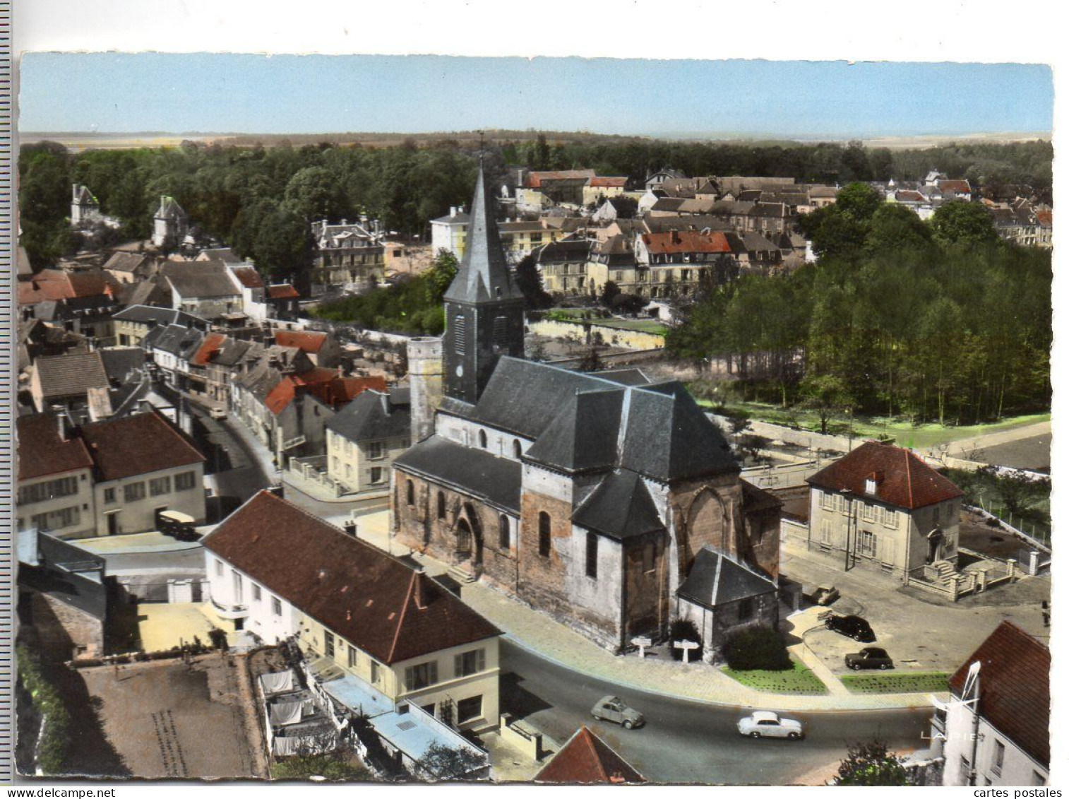 En Avion Au Dessus De.... NANTEUIL-le-HAUDOIN - L'église St-Pierre - Nanteuil-le-Haudouin