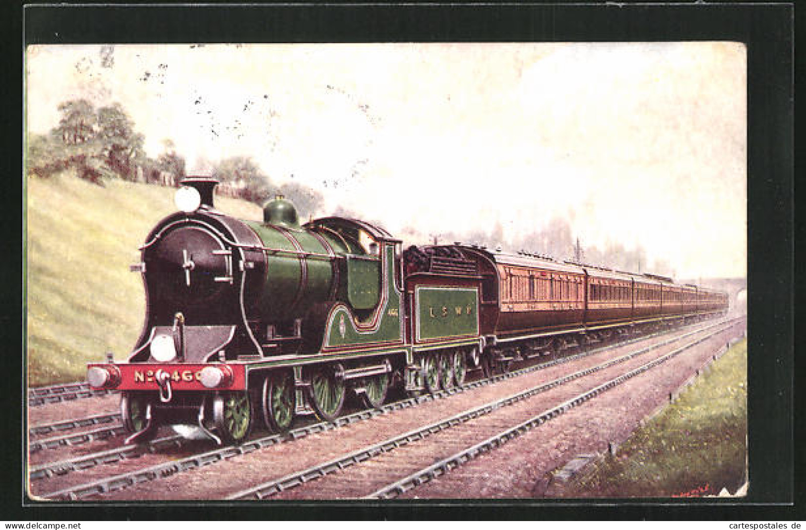 Pc Englische Eisenbahn Exeter Express, L & SWR  - Eisenbahnen