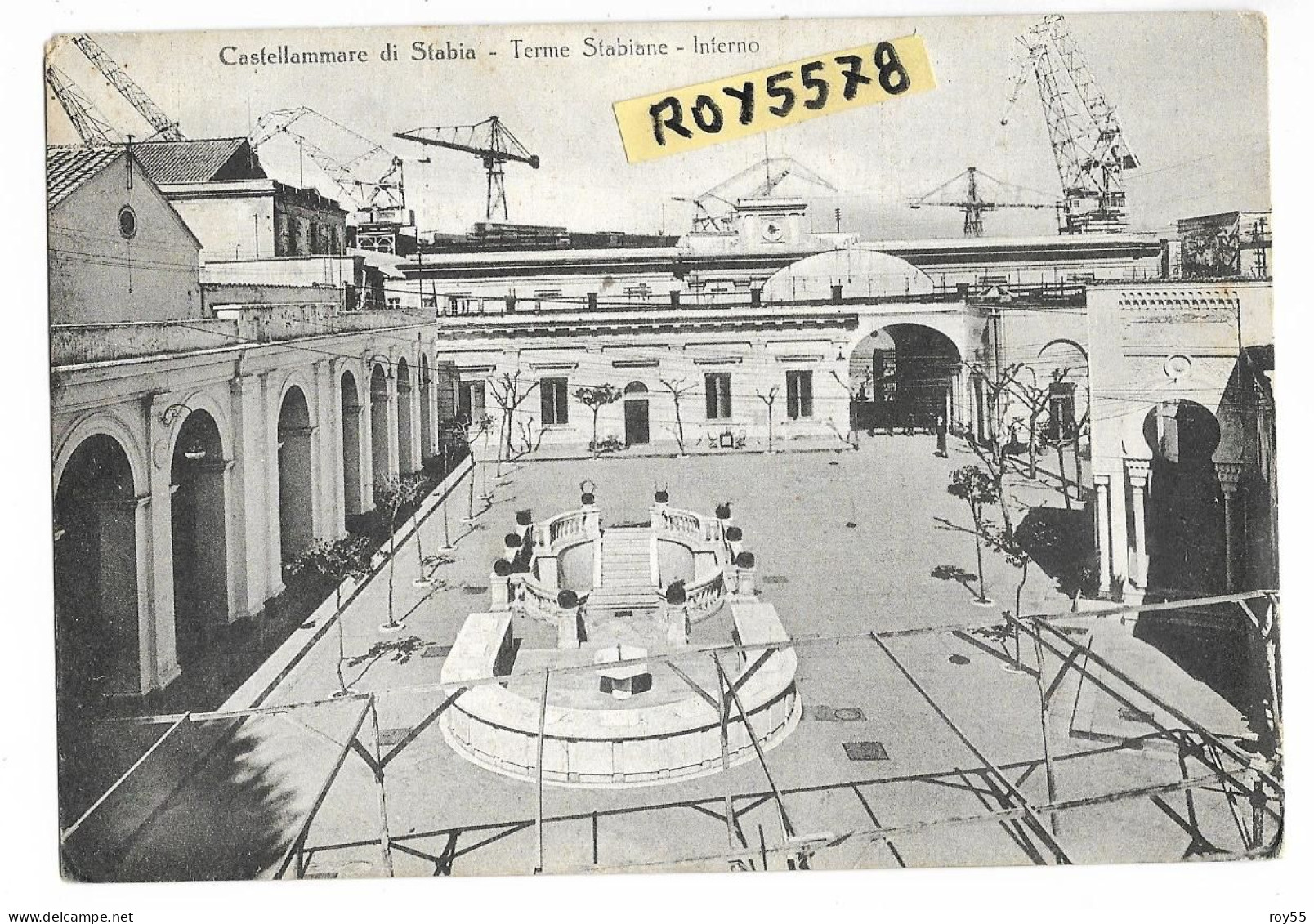 Campania-castellammare Di Stabia Terme Stabiane Veduta Interno Anni 50 - Castellammare Di Stabia