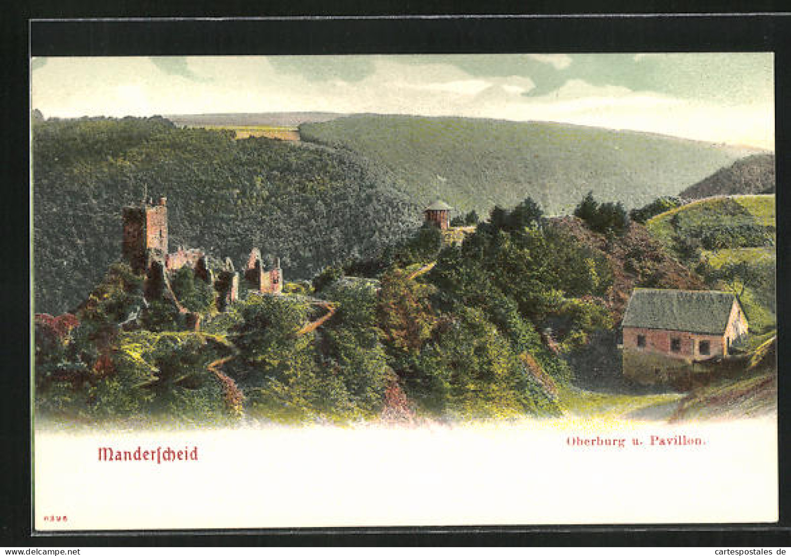 AK Manderscheid, Oberburg Und Pavillon  - Manderscheid