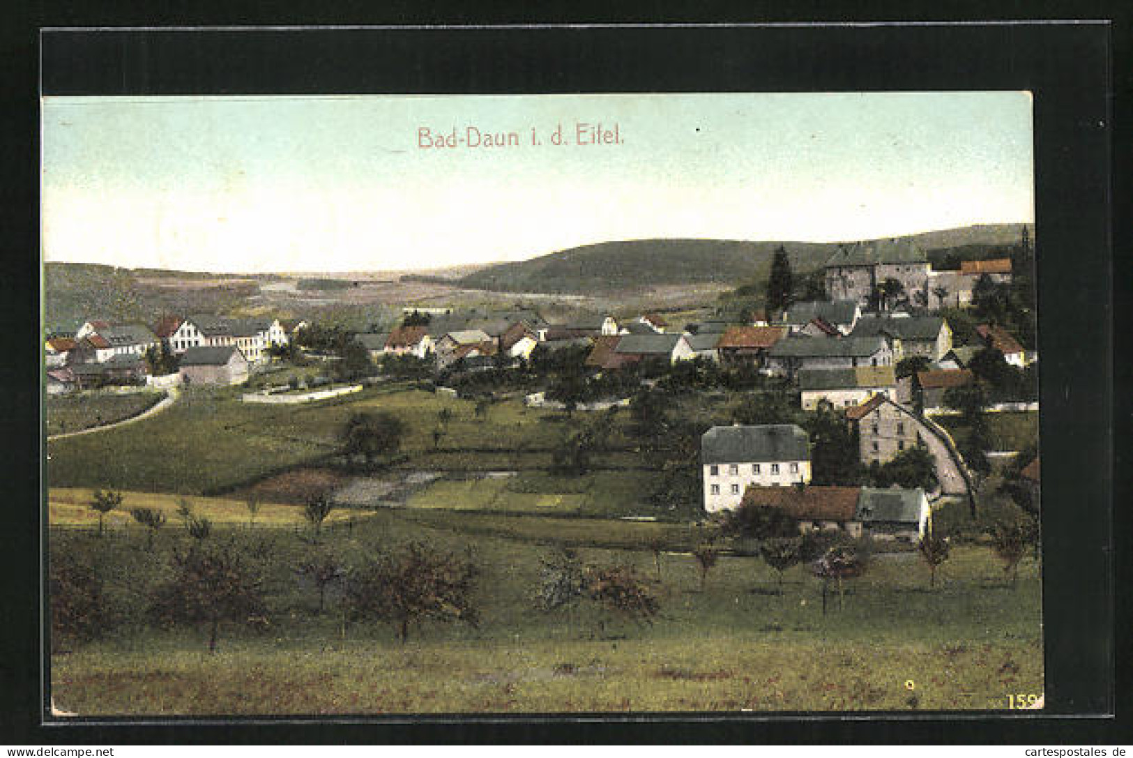 AK Bad Daun / Eifel, Totalansicht Mit Burg  - Daun