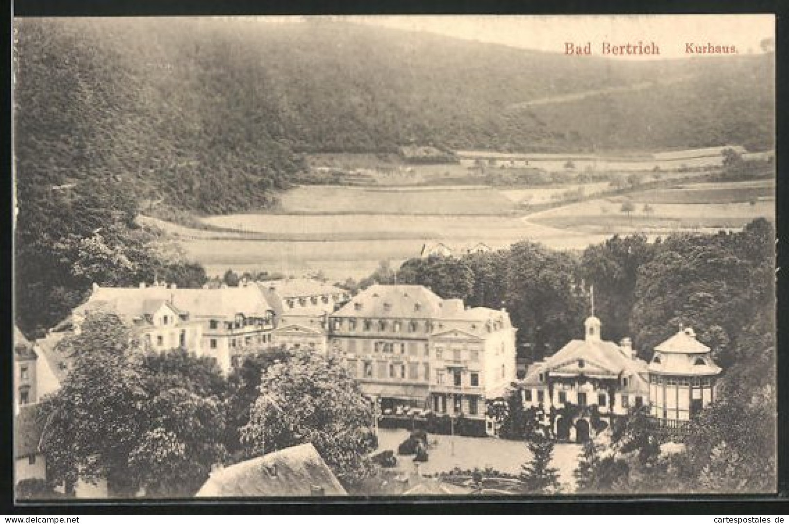 AK Bad Bertrich, Blick Auf Das Hotel Pitz Kurhotel Aus Der Vogelschau  - Bad Bertrich