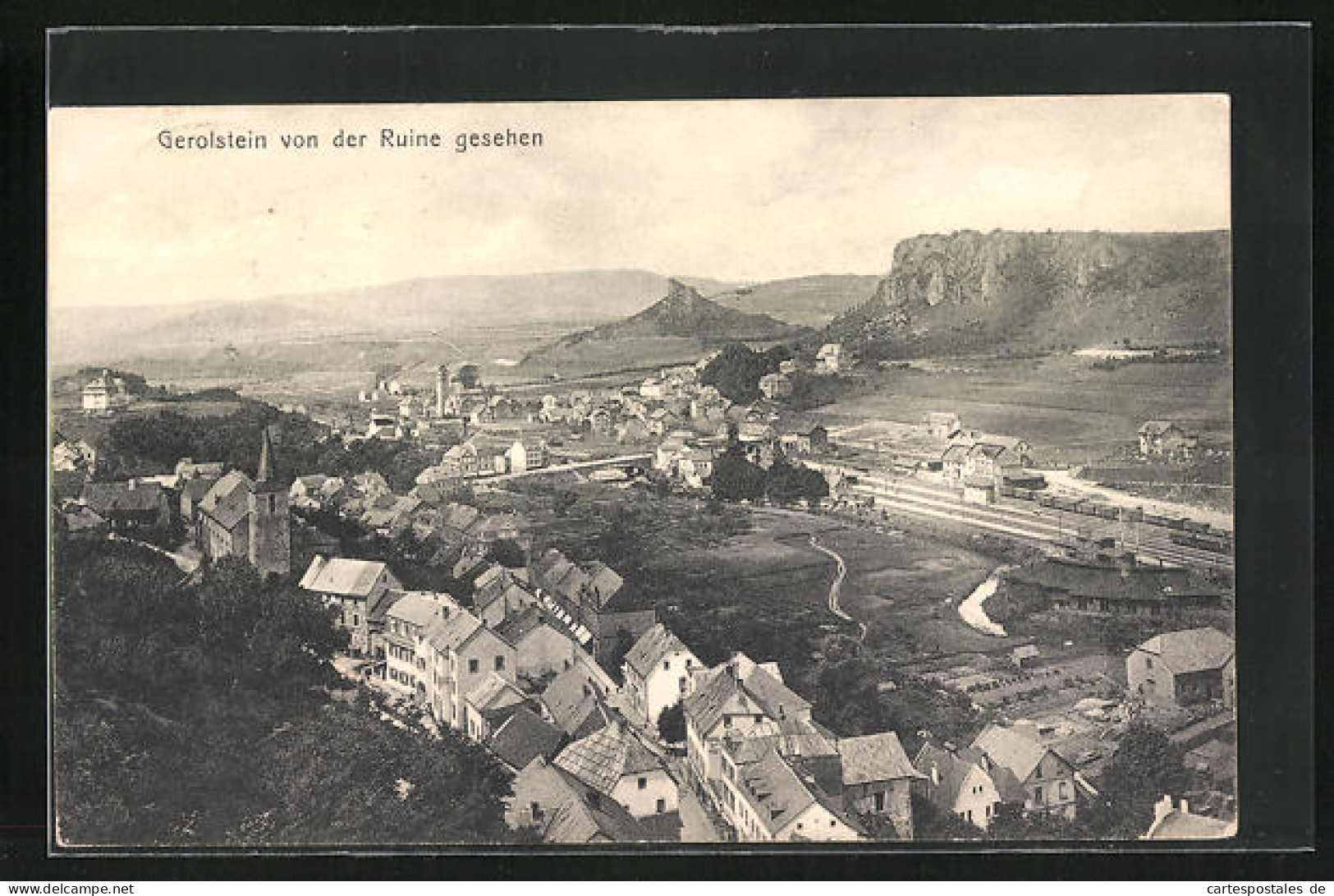 AK Gerolstein, Totalansicht Von Der Ruine Aus  - Gerolstein