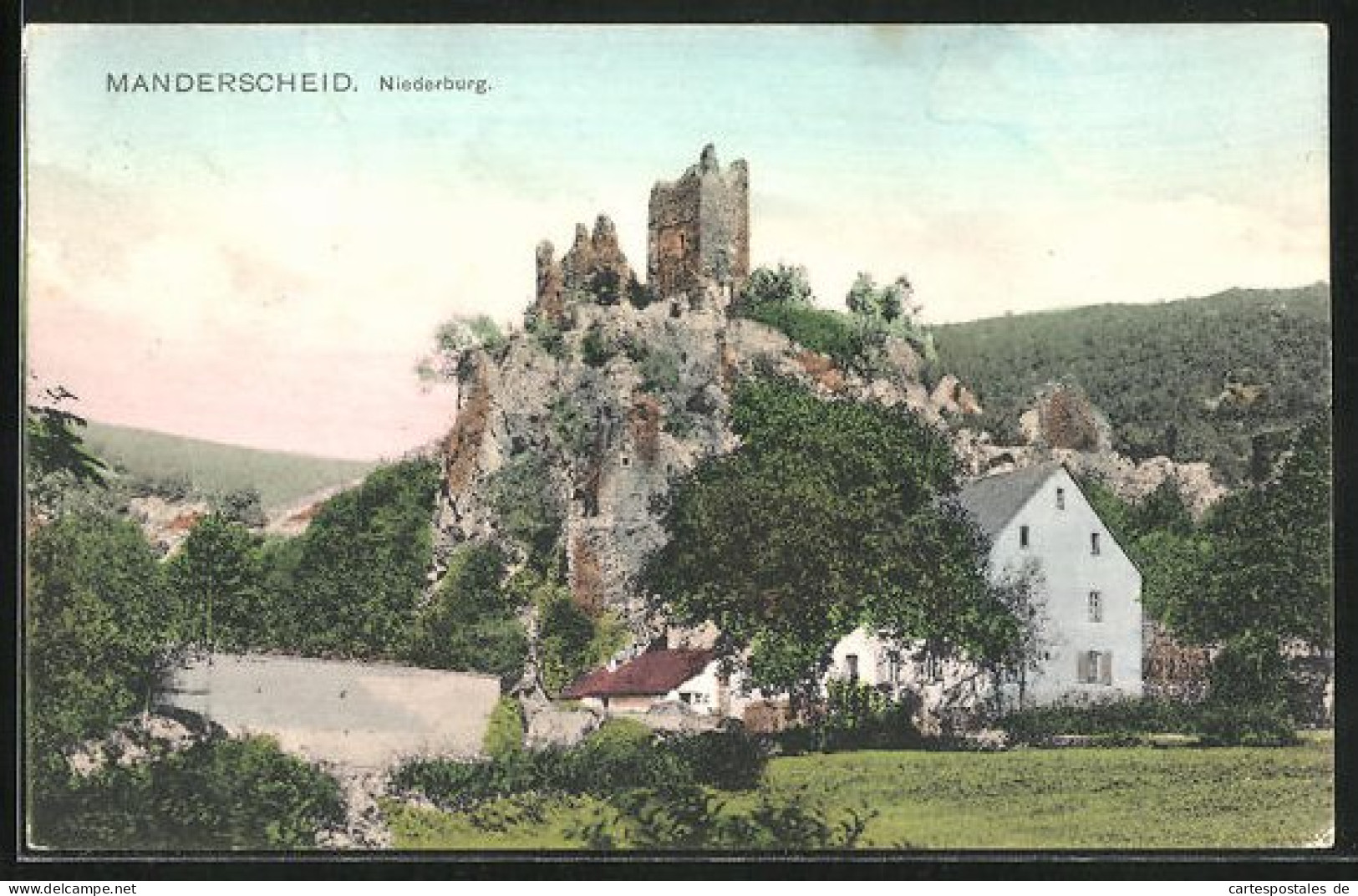 AK Manderscheid, Blick Auf Die Niederburg  - Manderscheid