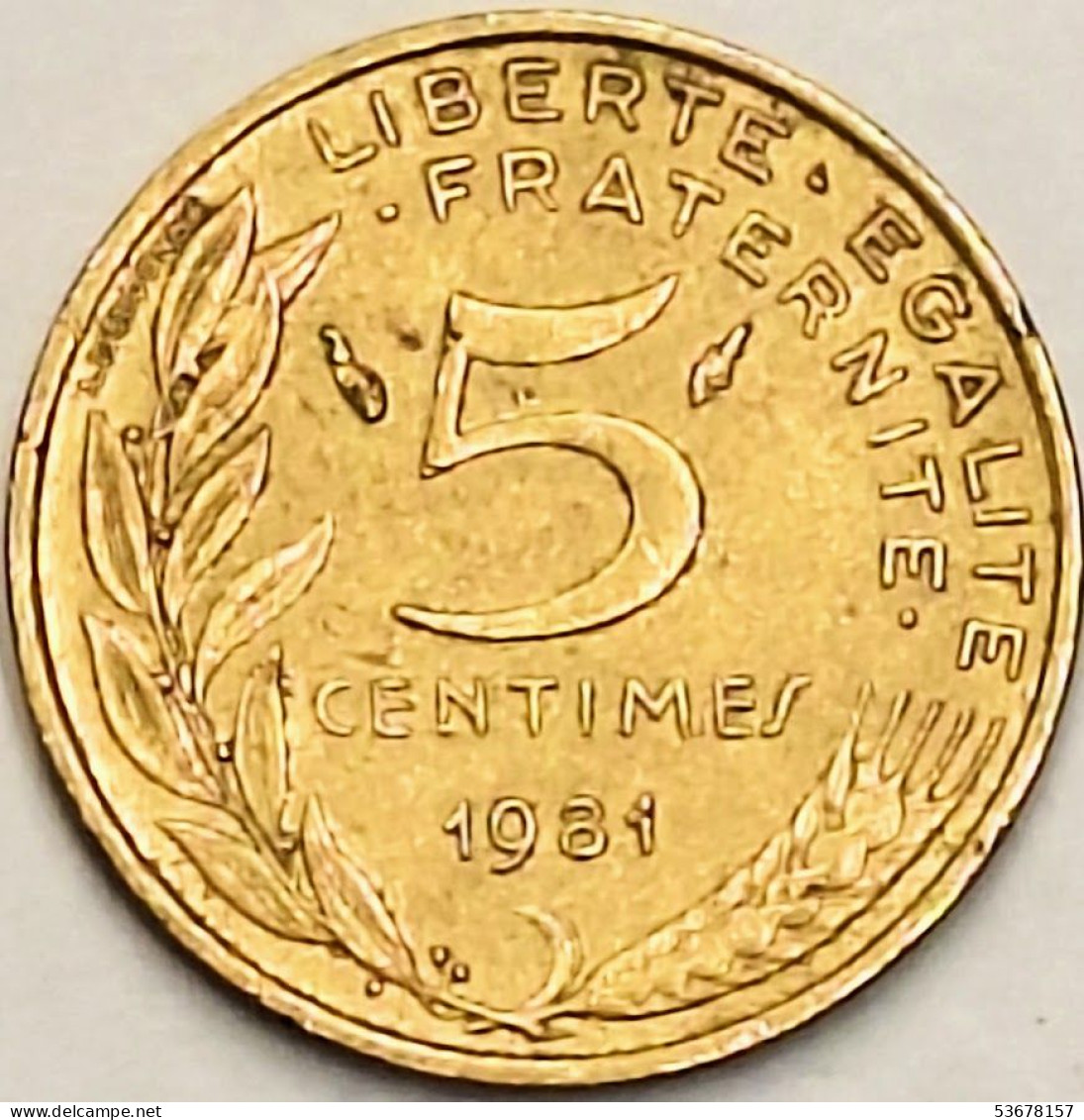 France - 5 Centimes 1981, KM# 933 (#4198) - 5 Centimes