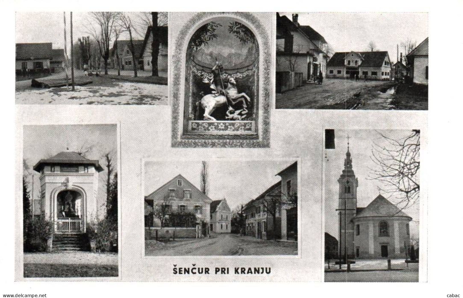 Šenčur Pri Kranju, Zal. Hranilnica In Posojilnica V Šenčurju, 1937, črnobel Odtenek, Gorenjska, St. Jurij - Slovénie