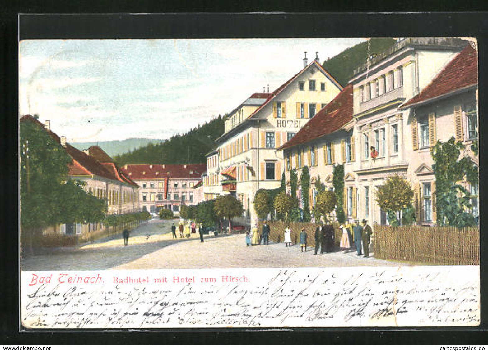 AK Bad Teinach, Badhotel Mit Hotel Zum Hirsch  - Bad Teinach
