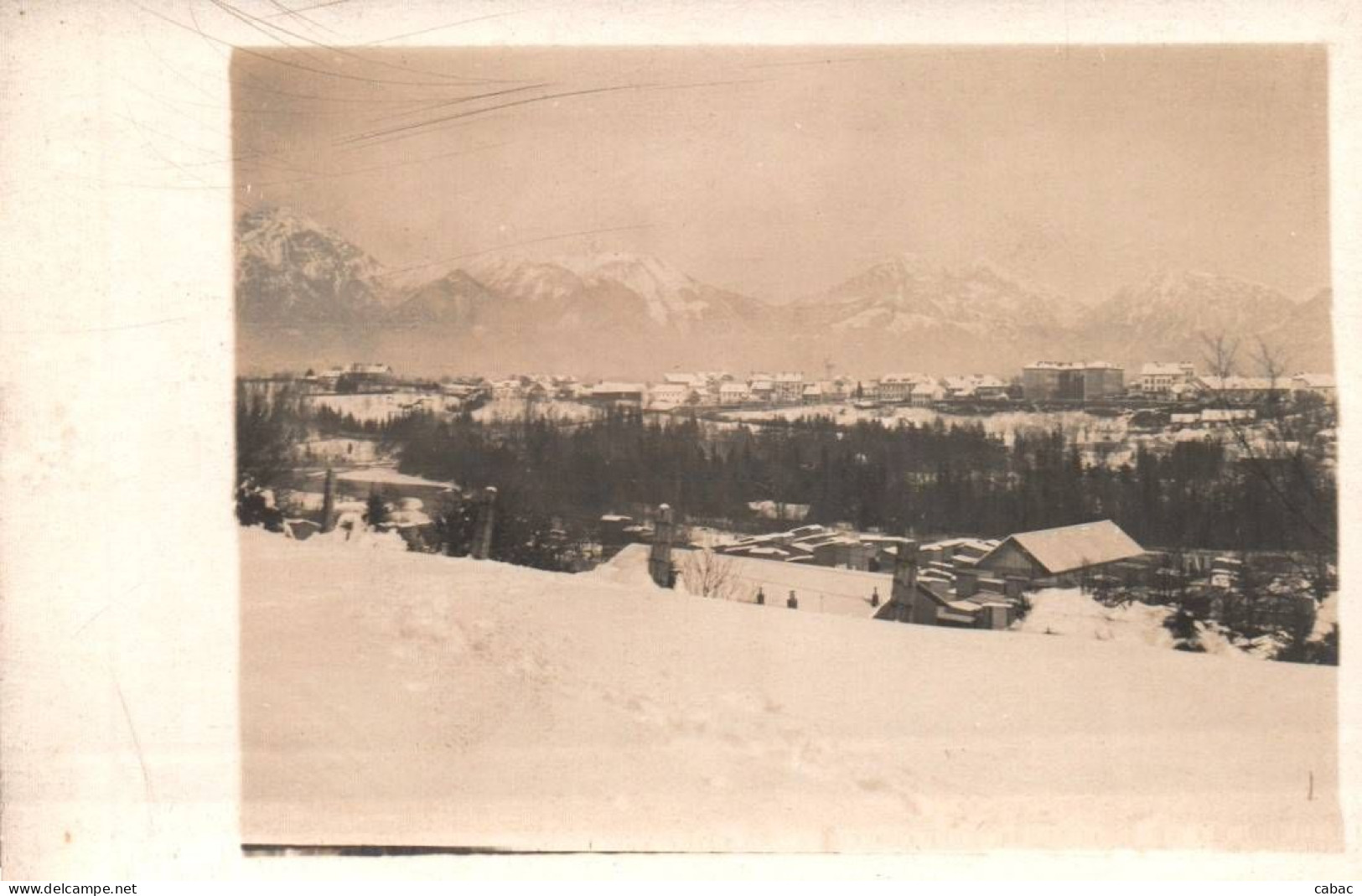 Kranj, železniška Postaja, Foto Razglednica, Verjetno 1930-ta, Gorenjska, Slovenija, železnica, Panorama - Slovénie