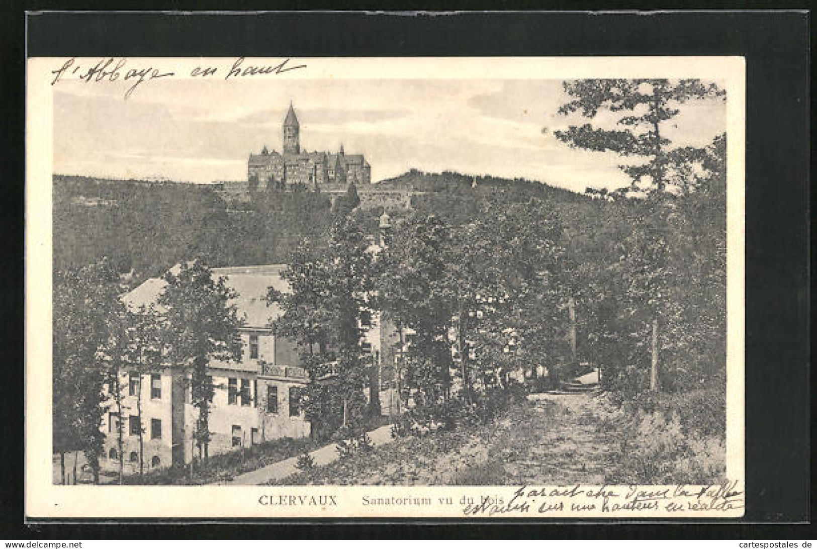 AK Clervaux, Sanatorium Vu Du Bois  - Clervaux