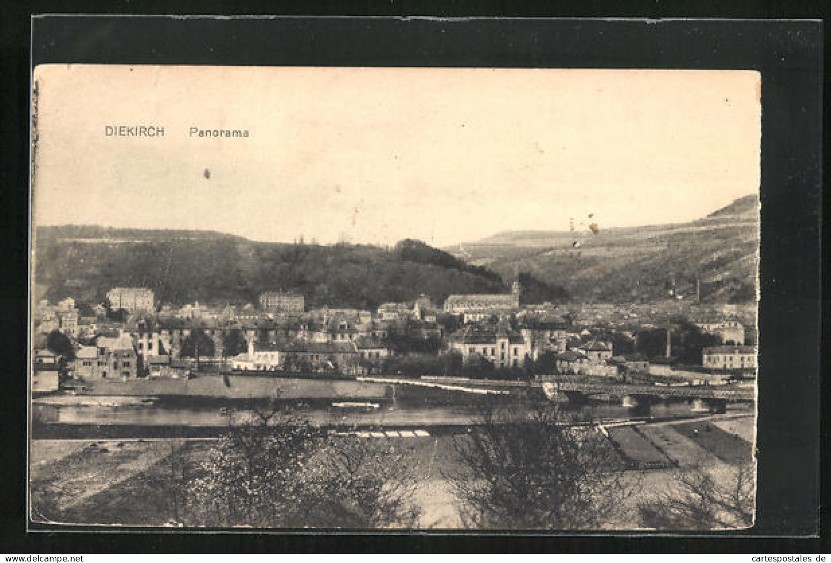 AK Diekirch, Panorama Der Stadt  - Diekirch