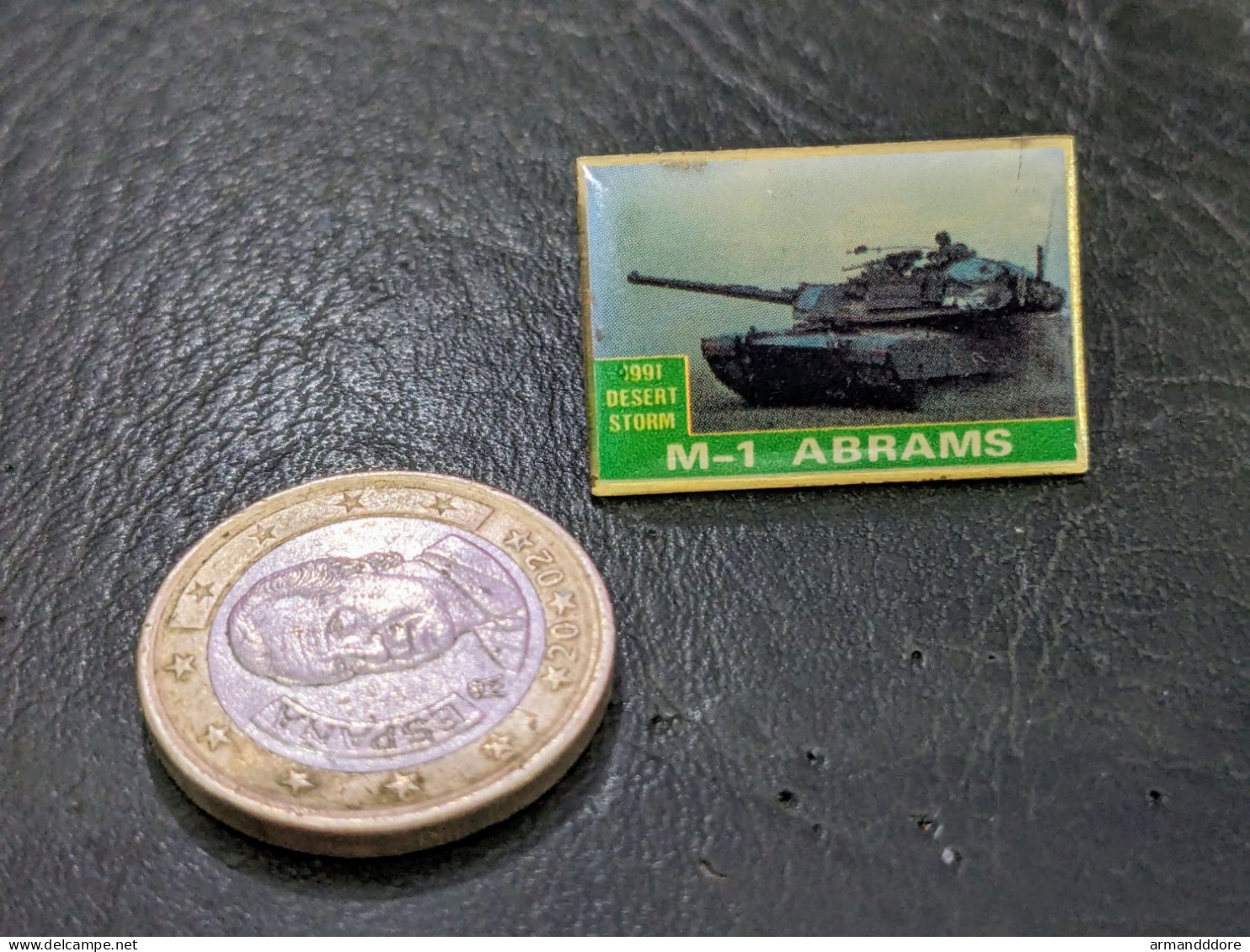 M Pins Lapel Pin Tank M-1 Abrams 1991 Desert Storm Us Military Char D 'assaut - Armee