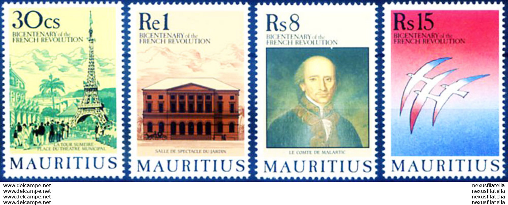 Rivoluzione Francese 1989. - Mauritius (1968-...)