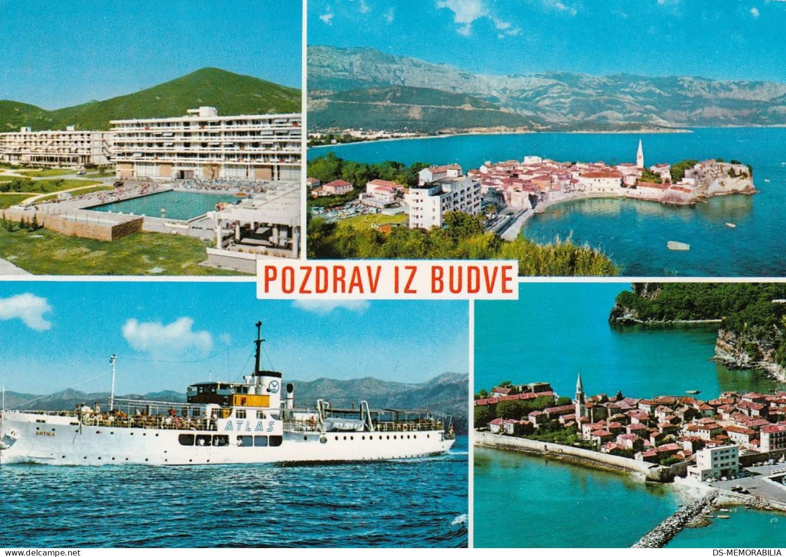 Budva - Ship Antika 1970 - Montenegro