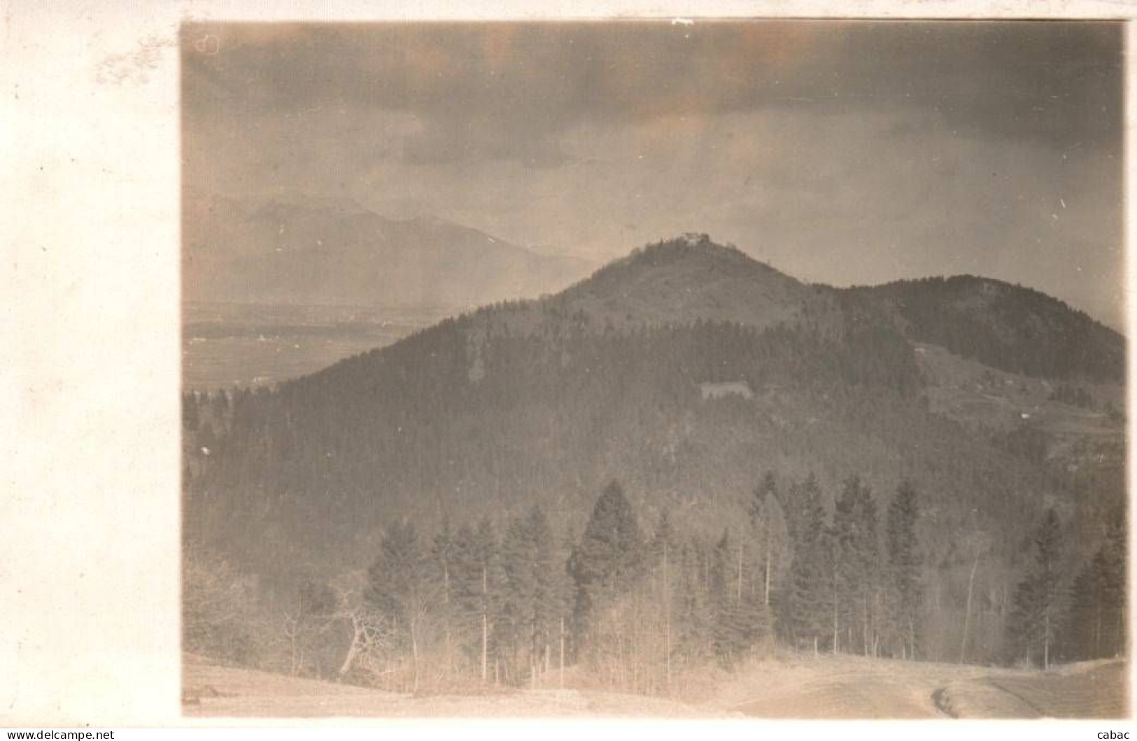 Sveti Jošt Nad Kranjem, Foto Razglednica, Verjetno 1930-ta, Pogled Proti Šmarjetni Gori, Šmarjetna Gora, Gorenjska - Slovénie