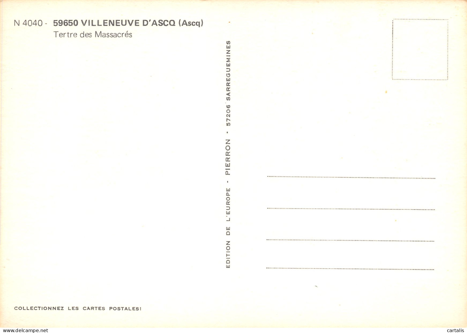 59-VILLENEUVE D ASCQ-N°3700-C/0065 - Villeneuve D'Ascq