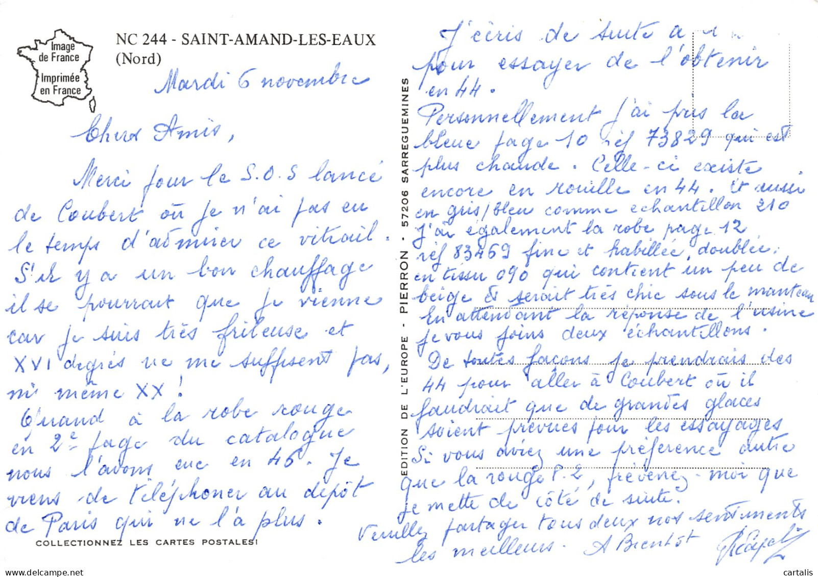 59-SAINT AMAND LES EAUX-N°3700-B/0213 - Saint Amand Les Eaux