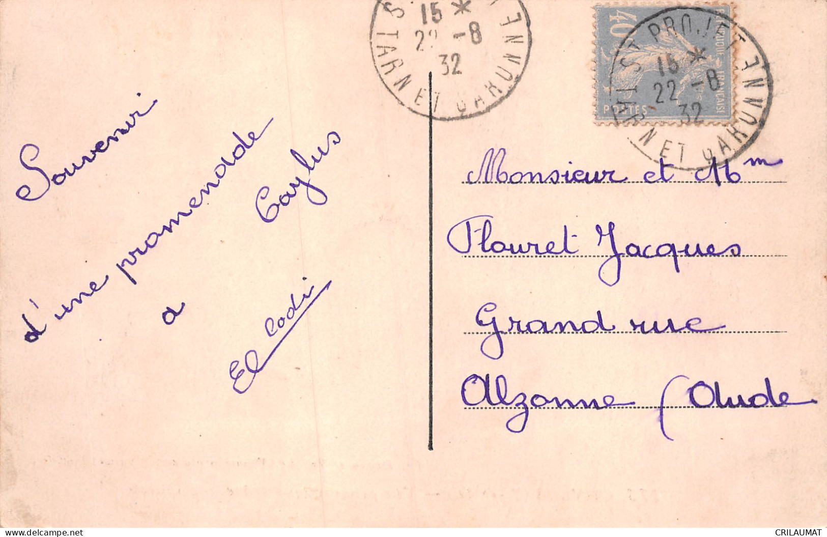 82-CAYLUS-N°T5033-E/0171 - Caylus