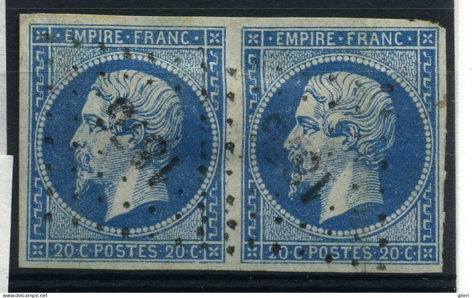 N 14A Ob PC1876 En Paire - 1853-1860 Napoleon III