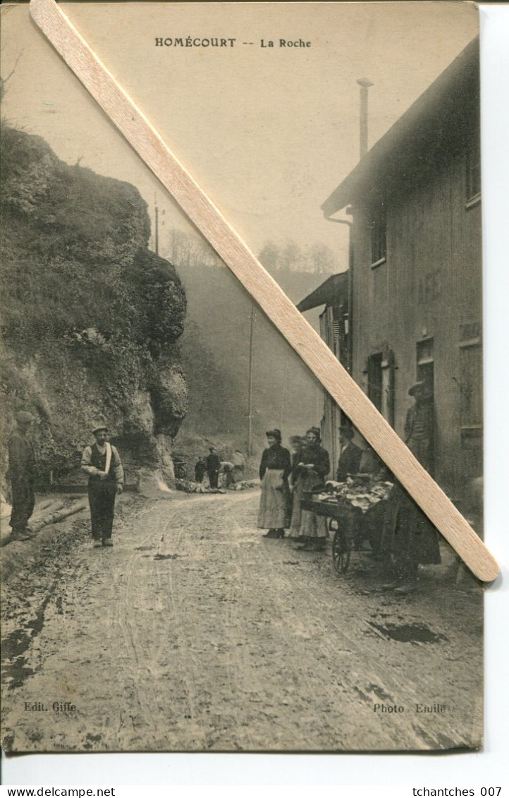 HOMECOURT - HOMéCOURT - RUE DE LA MINE - ENTREE DE LA MINE VERS 1900 - LA ROCHE - Homecourt